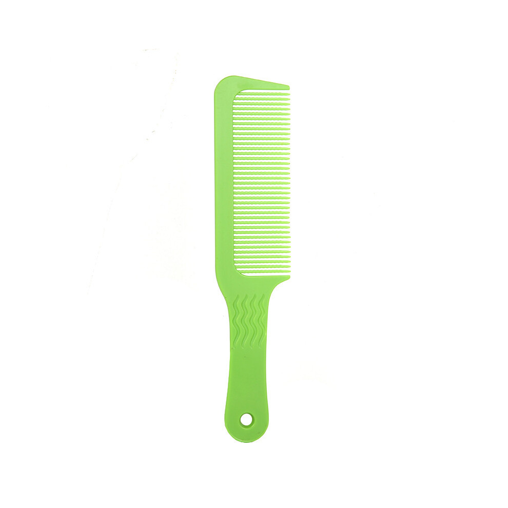 Unisex Green (Green) 1Pc Professional Salon Hairdressing Carbon Fiber Antistatic Hair Comb Wide Tooth Hair Clipper