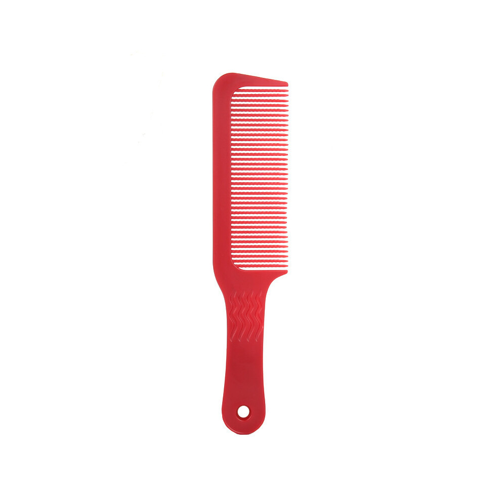 Unisex Red (Red) 1Pc Professional Salon Hairdressing Carbon Fiber Antistatic Hair Comb Wide Tooth Hair Clipper