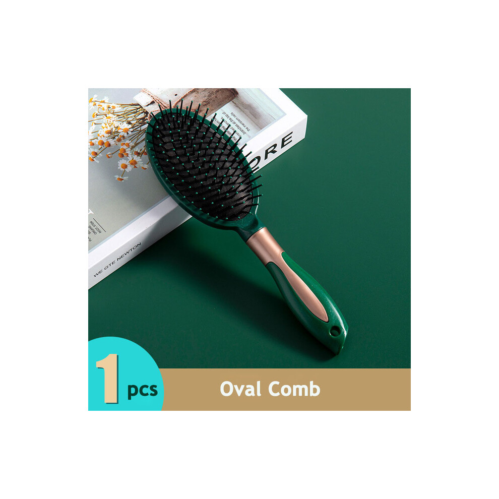 (Peigne ovale) Brosse à cheveux Peigne de massage du cuir chevelu Brosse à cheveux pour femmes Humides