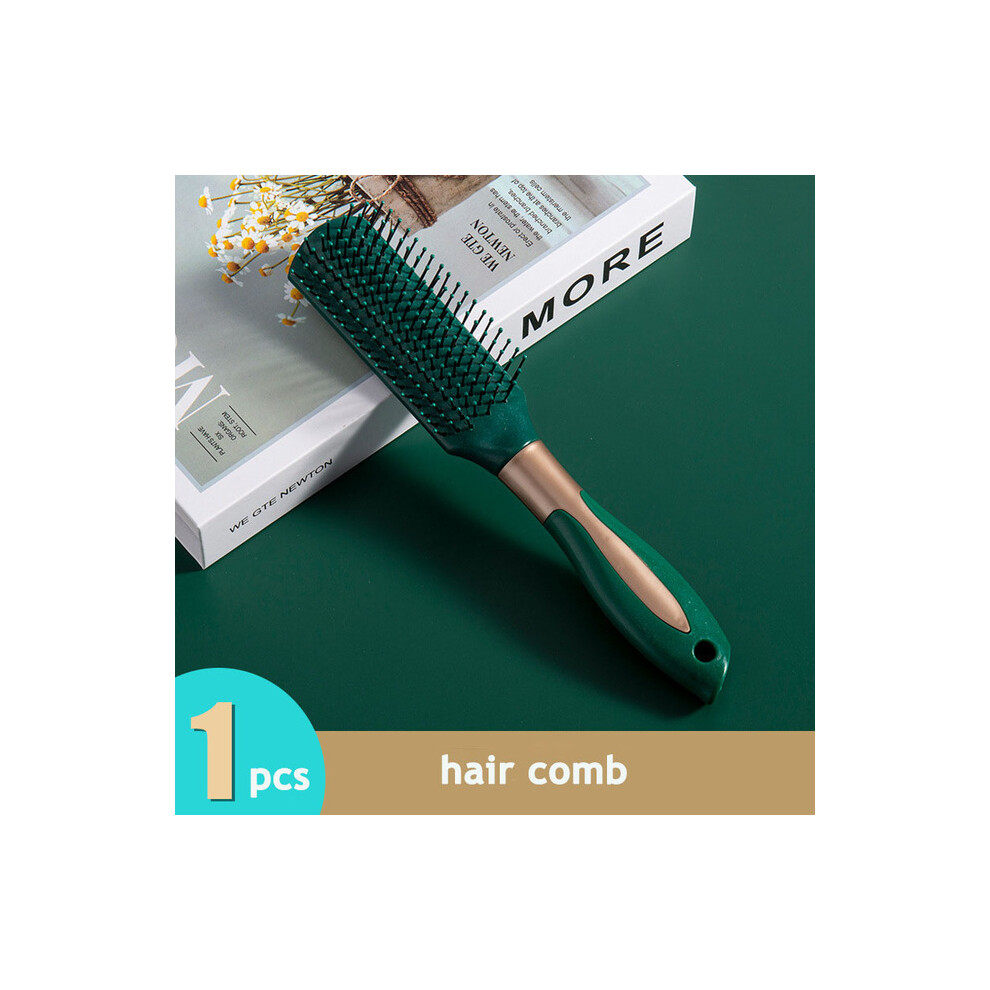 (hair comb)Hairbrush Scalp Massage Comb Hairbrush Women's Wet Curly Detangle Antistatic Salon