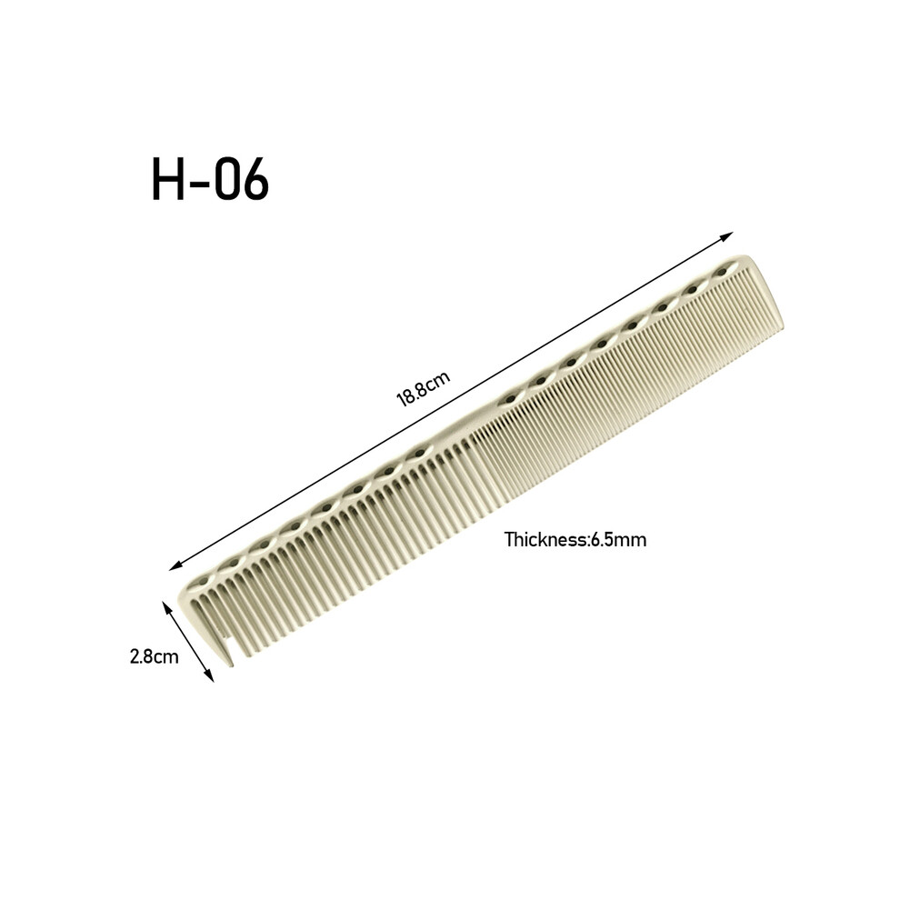(6)Hair Salon Carbon Comb Professional Hairdresser Cutting Comb Anti-Static Hair Comb Hair Cutting Tools