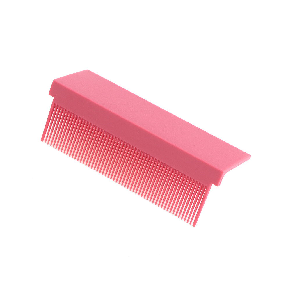 (Pink) V-Type Washable Foldable Hair Straightening Comb Hair Brush Comb Hair