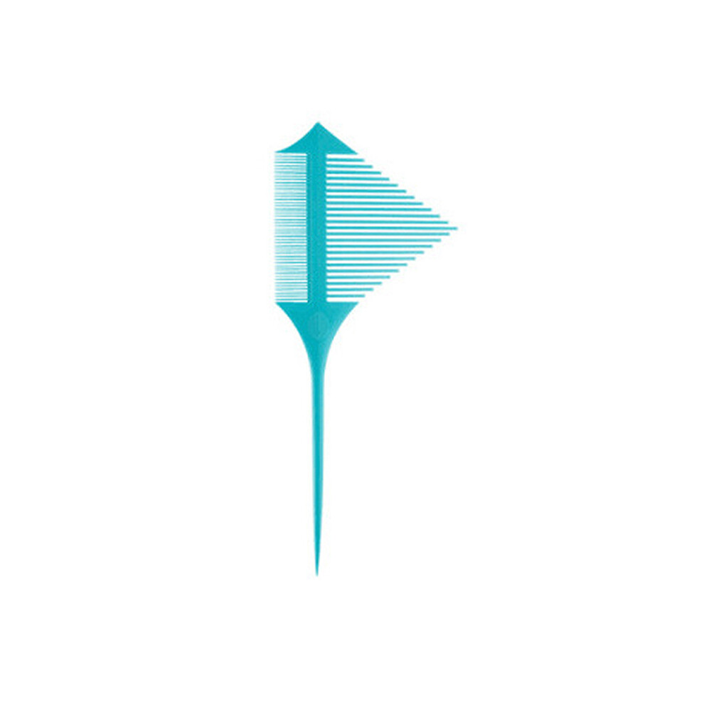 (Blue)Professional Hair Barber Dyeing Comb Hair Salon Tool Hair Dyeing Hair Brush Multi-function Salon