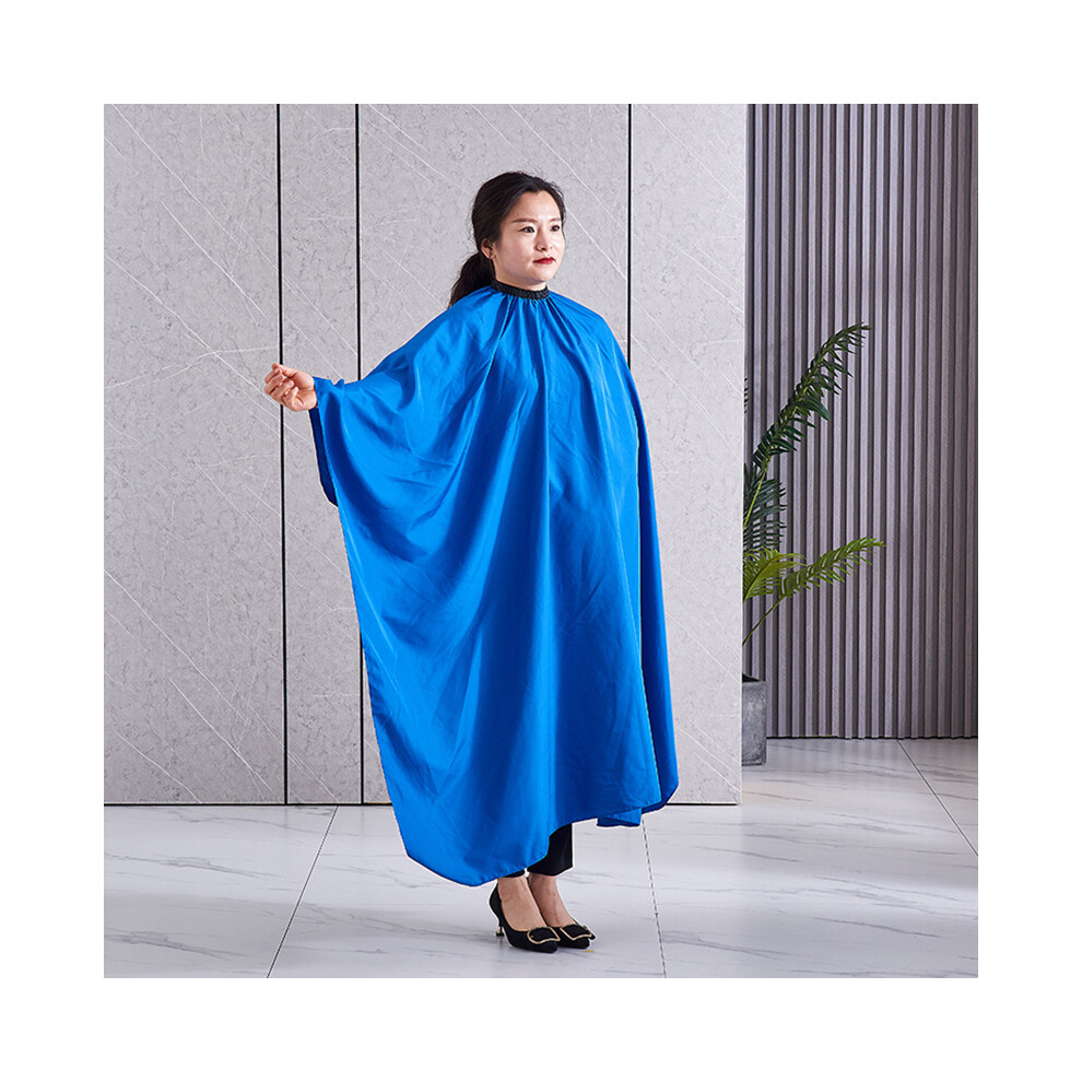 Blue (Blue) Hairdressing Apron Haircut Apron Adult Waterproof Barbers Hair Cutting Cape