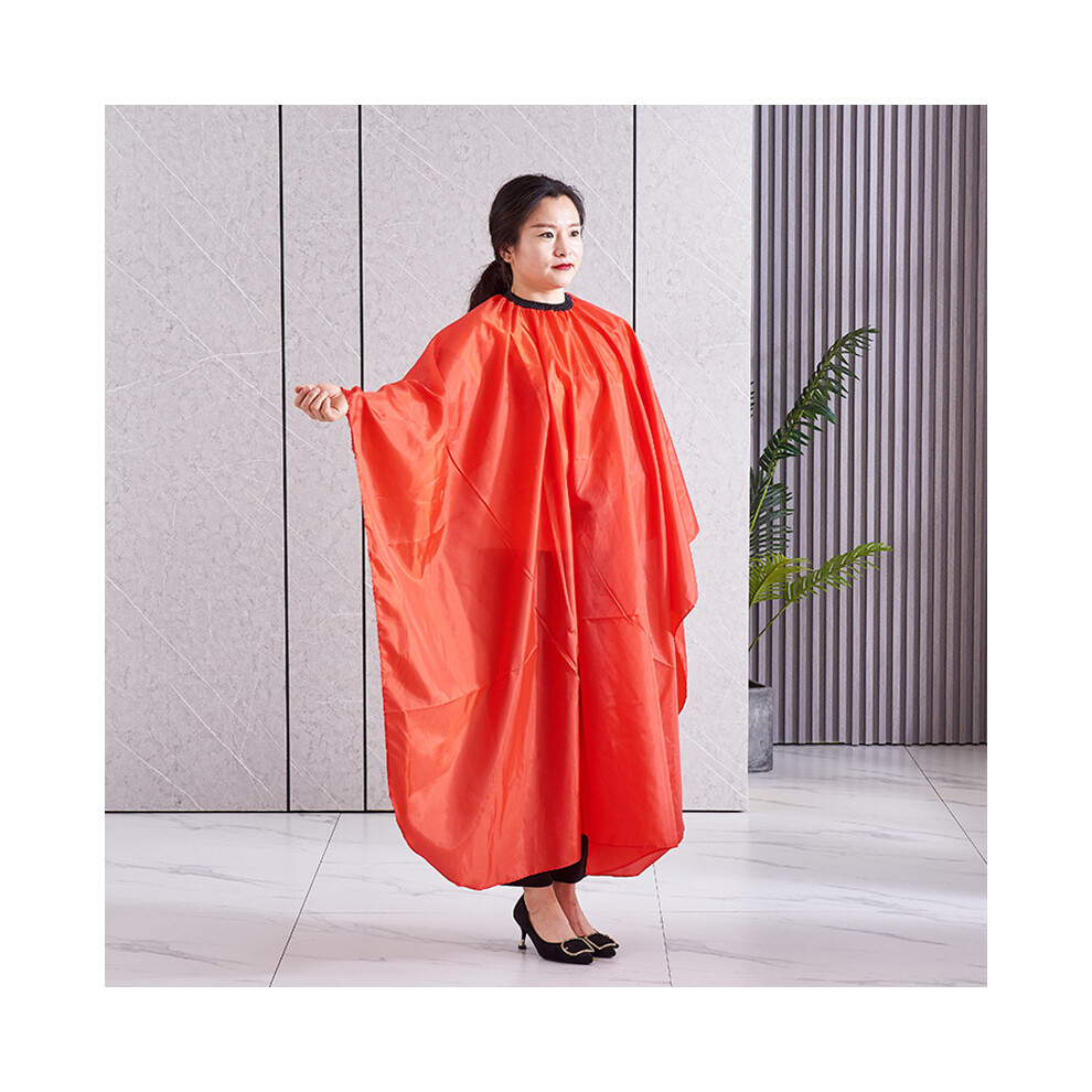 Red (Red) Hairdressing Apron Haircut Apron Adult Waterproof Barbers Hair Cutting Cape