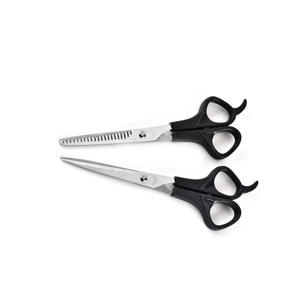 (2 pcs)Professional hairdresser Scissors Haircut Thinning clipper Scissors Hair styling tools