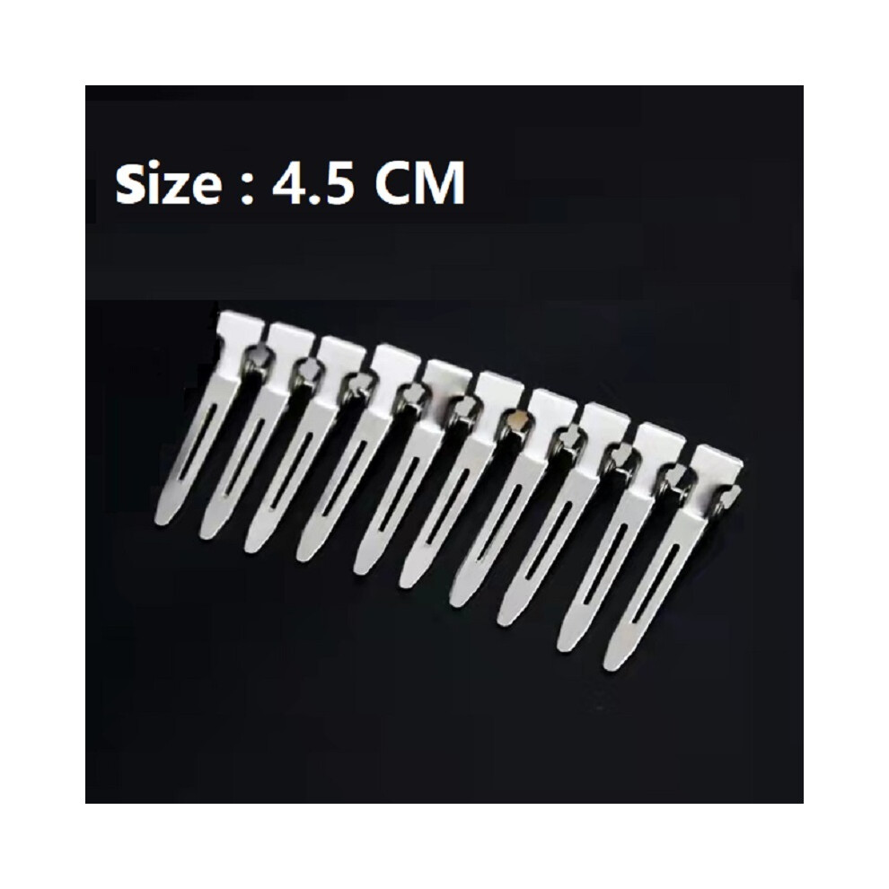 (4,5 cm 10 pièces) 10 pièces épingles à cheveux de coiffeur professionnelles en acier inoxydable pinces
