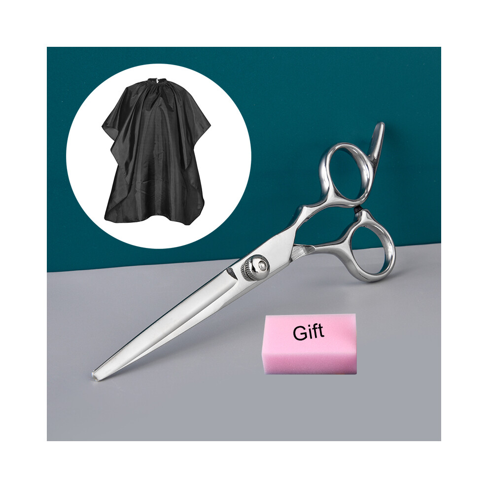 (with barber cloth B) Stainless steel scissors for thinning and cutting hair