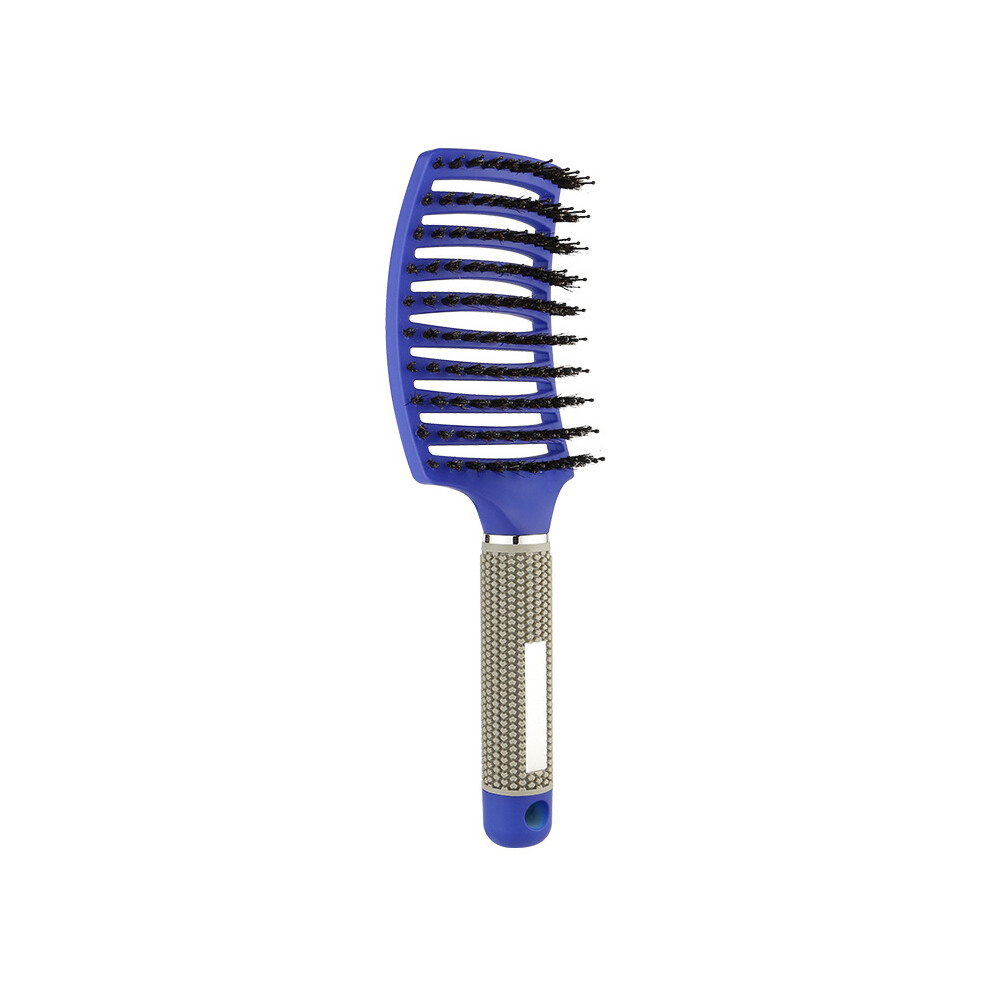 Blue (Type A ) Hairbrush Scalp Massage Comb Curling Comb Air Cushion Plastic Comb Bristles Air Cushion