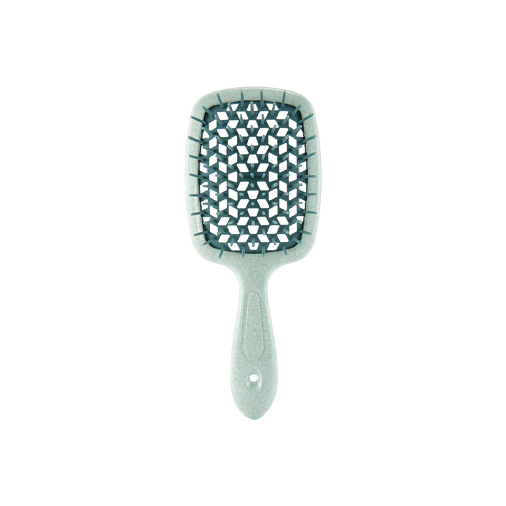 Green (Green)Wide Teeth Air Cushion Combs Women's Scalp Massage Comb Hairbrush Hollowing Hairdressing Tool