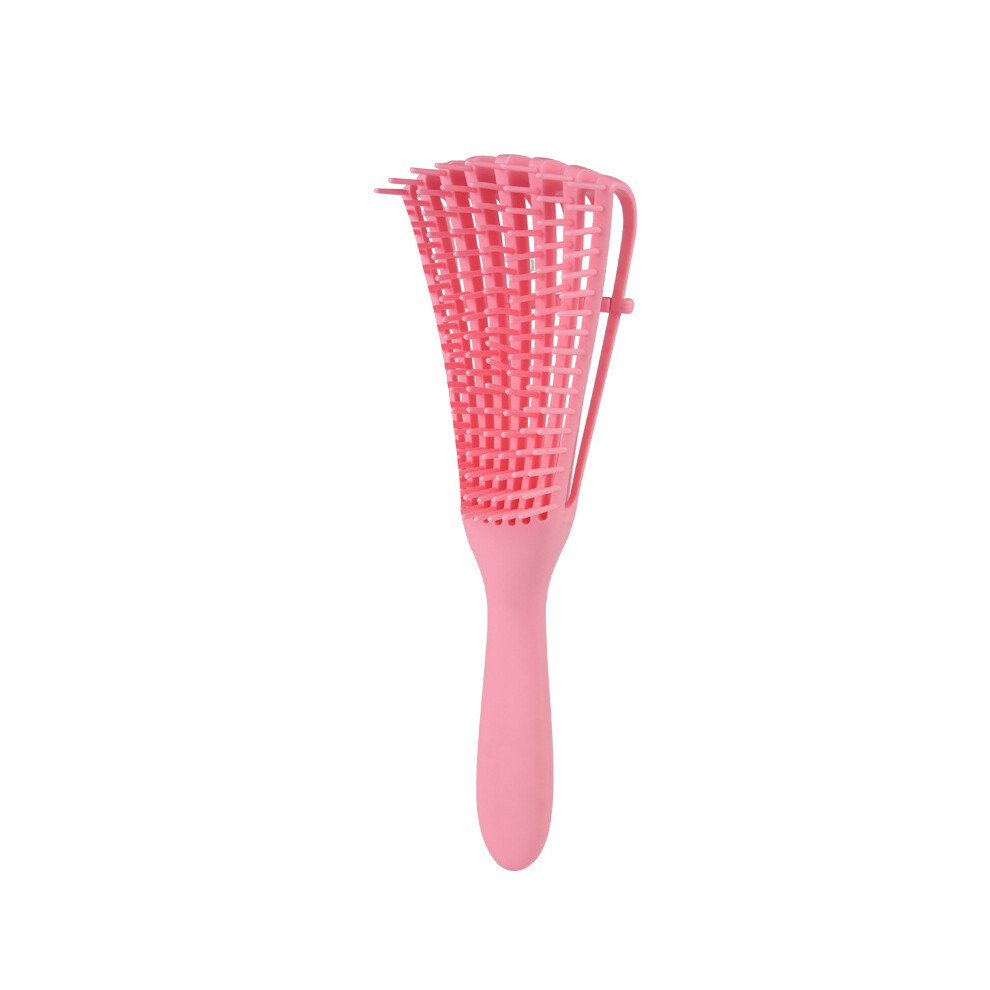 Unisex Pink (Pink) Adjust Hair Brush Scalp Massage Comb Women's Detangle Hair Brush Comb Health Care Comb