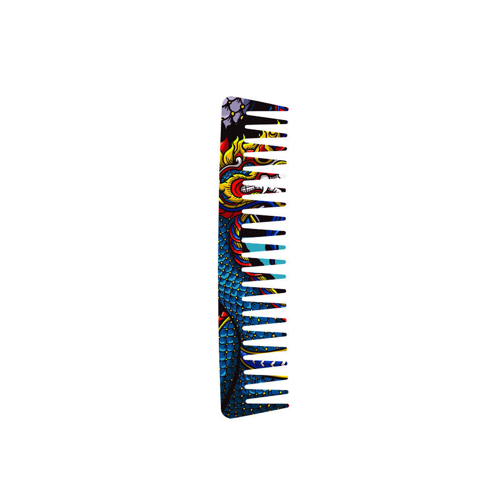 Black (Style C) Men's Flat Top Guide Comb Haircut Clipper Fade Comb Barber Hair Salon