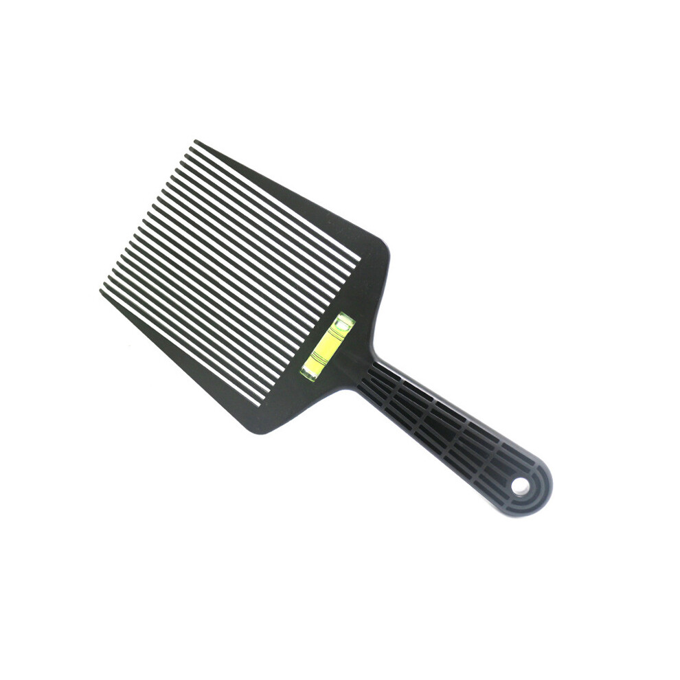 Unisex Black (As Pictured) Men's Flat Top Guide Comb Haircut Clipper Fade Comb Barber Hair Salon