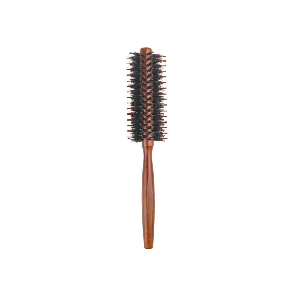 (10 Rows Comb) 3 Types Straight Twill Hair Comb Natural Boar Bristles Rotating Brush Round Barrel
