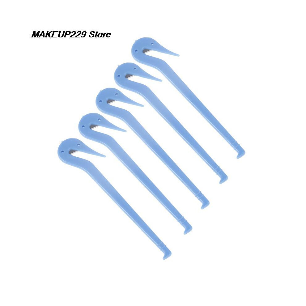 (BL)5 pcs Hair bands Rubber clipper does not damage hair Disposable rubber band removal tool Durable