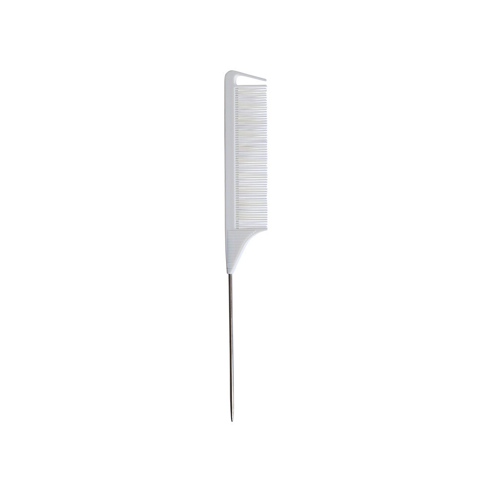 (5)Hair Dye Comb Pointed Tail Comb Antistatic Hairdressing Accessories Hairdresser Highlighting Comb