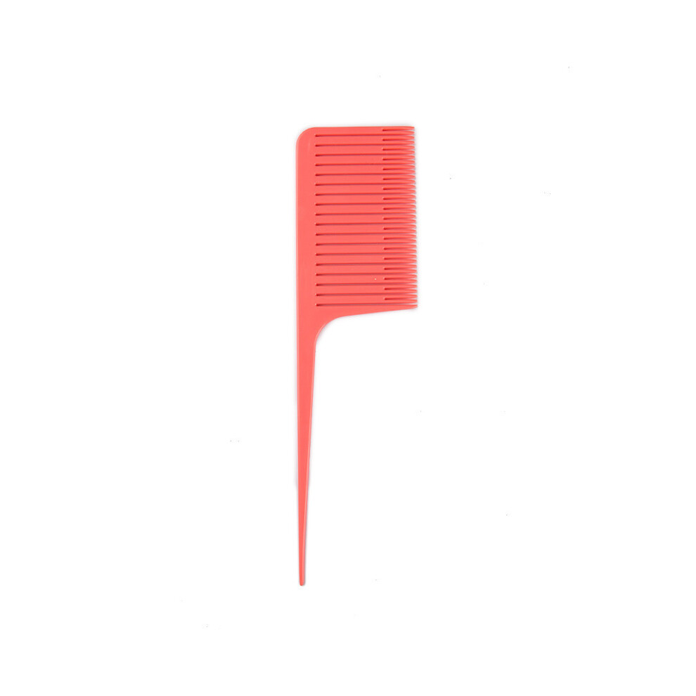 (4)Hair Dye Comb Pointed Tail Comb Antistatic Hairdressing Accessories Hairdresser Highlighting Comb