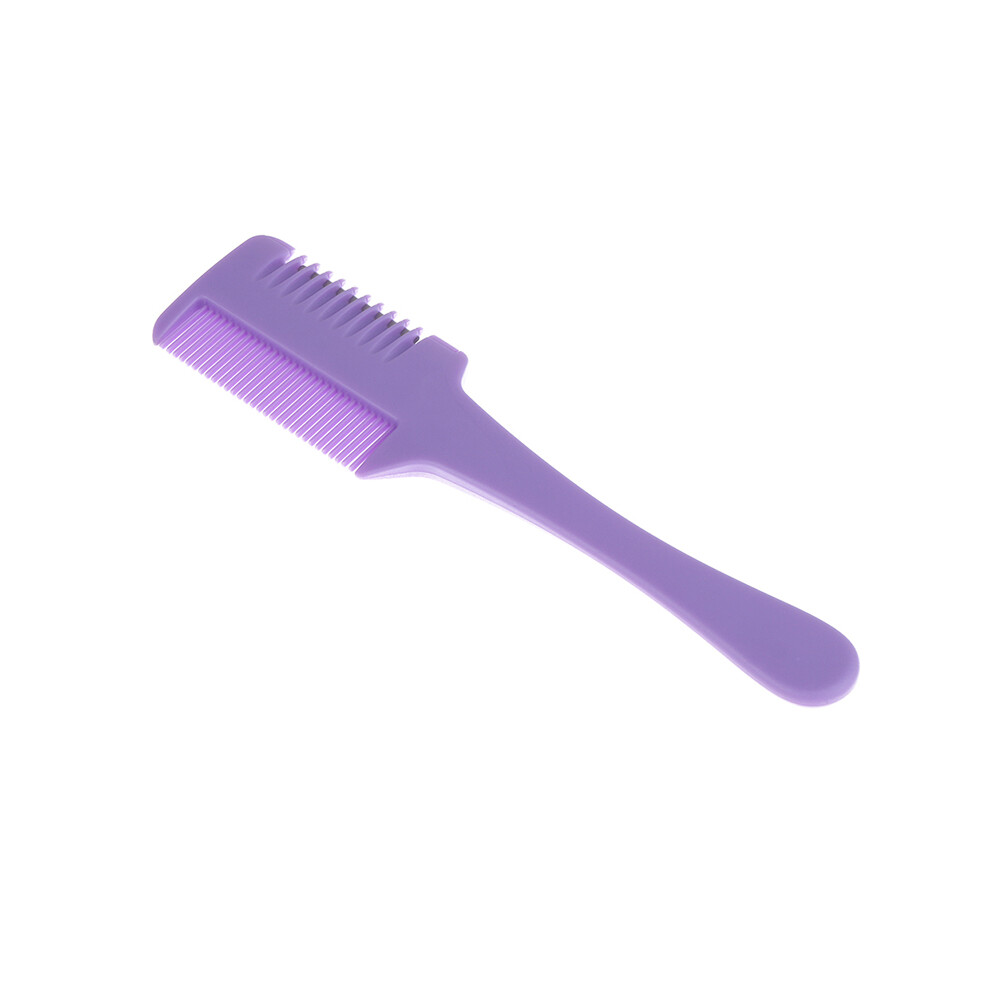 Unisex (As Pictured) 1Pc Hair Cutting Combs Razor Comb With Blade Comb Hair Razor Cutting Thinning