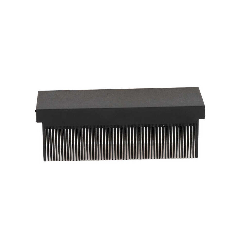 (Black) V-type hair straightening comb Hairdressing brush Hair styling clip for hair straightening comb