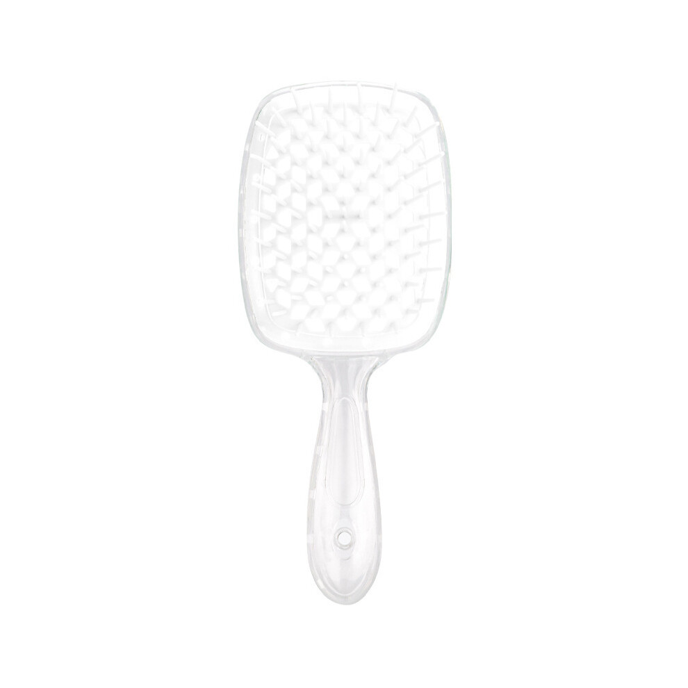 (White White) Shaggy Hair Comb Detachable Hair Brushes Massage Combs Hollow Wet Curls