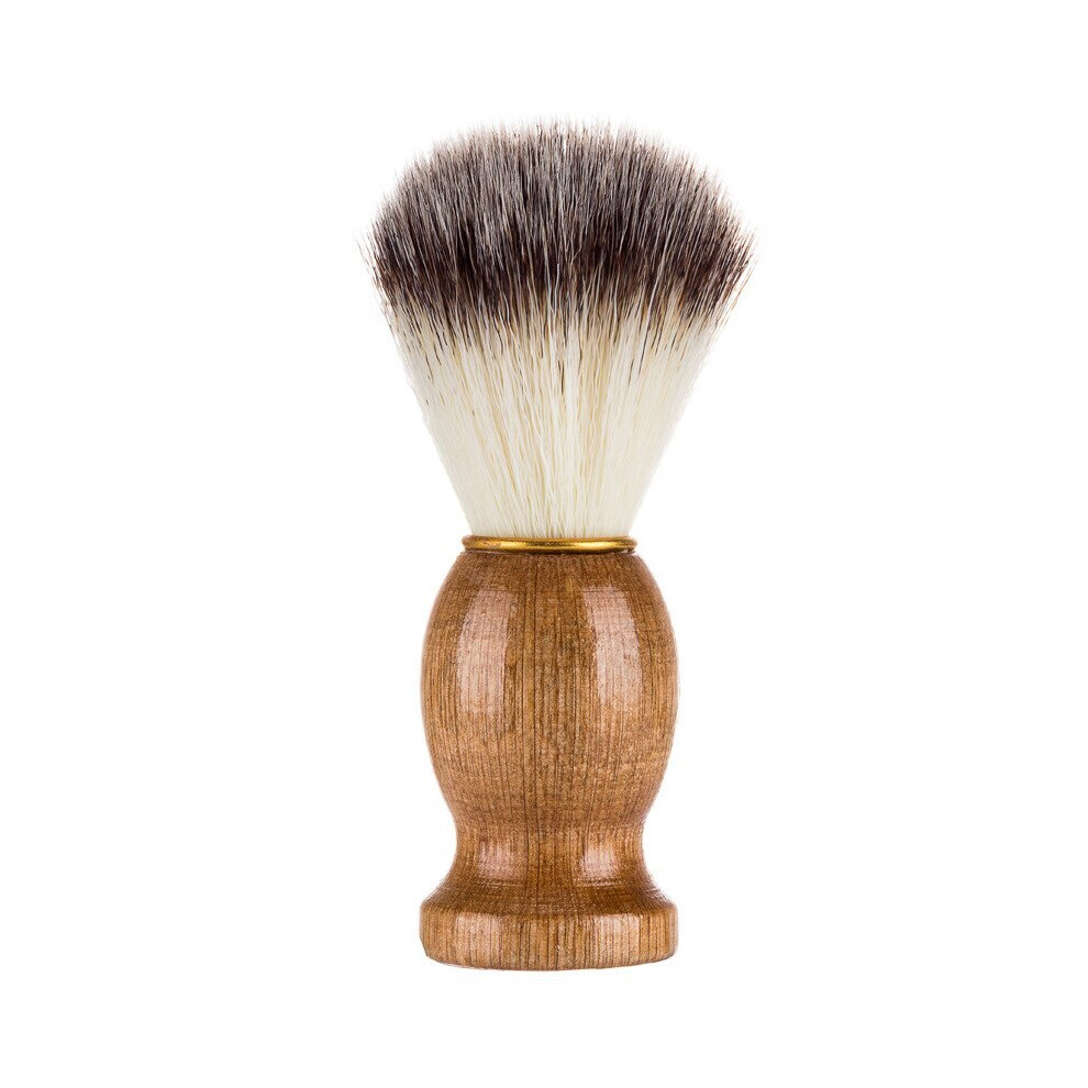 (Wooden) Remove Soft Brush Haircut Neck Face Duster Clean Barbers Brushes Salon Stylist