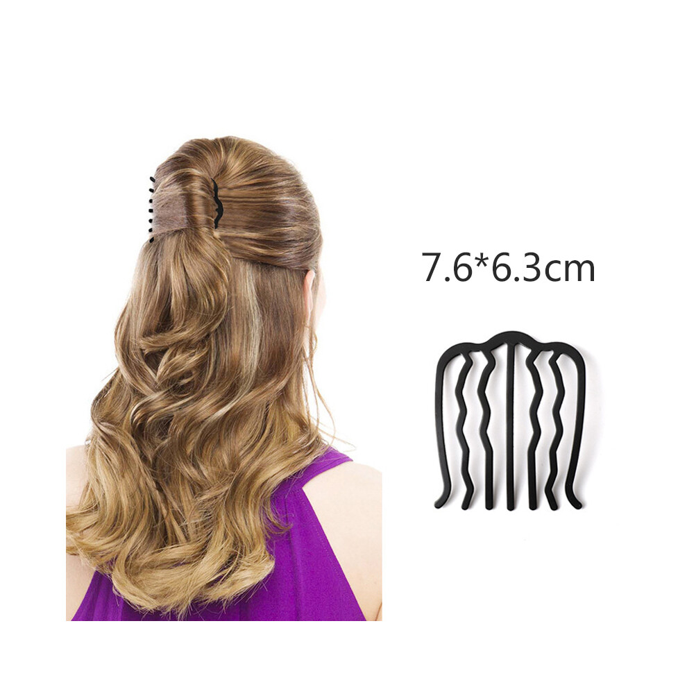 (QB182 1pc) Épingles à cheveux en métal pour femmes en forme de U, épingles à cheveux, chignon, couvre-chef
