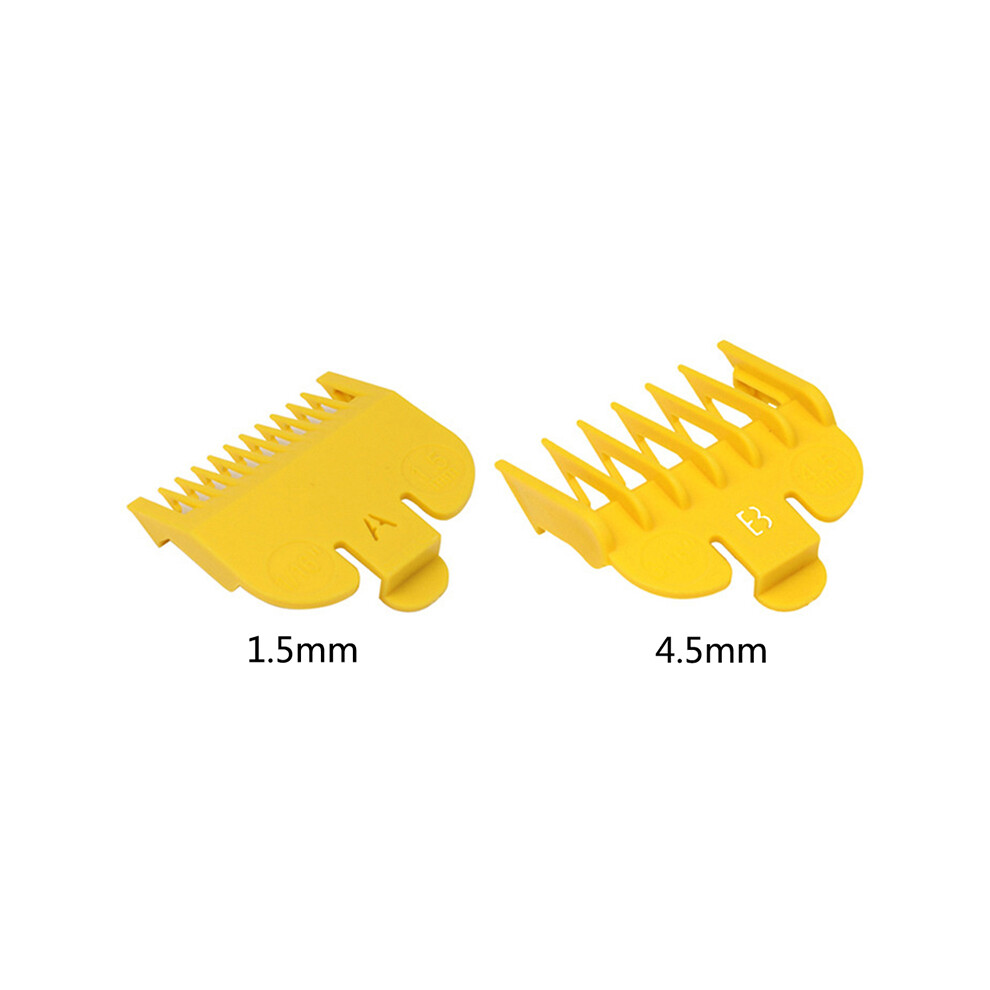Yellow (2 Pcs Of ) 2 Pcs/Lot Hair Clipper Guide Comb Cutting Boundary Combs Standard Guards Attach Parts
