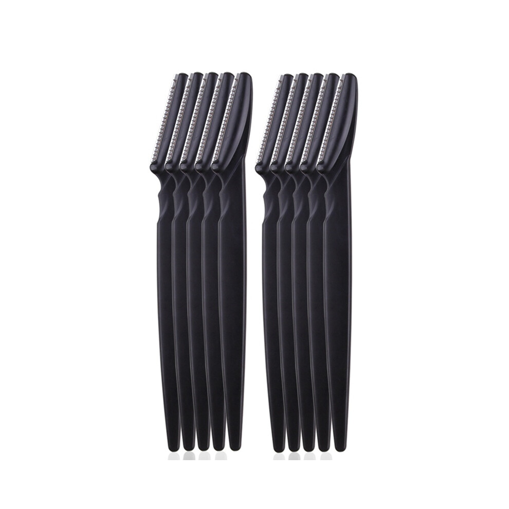 (10pcs Black)5/10/15pcs Eyebrow Trimmer Makeup Tools Safe Eye Eyebrow Razor