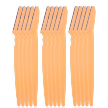 (15 piezas naranjas) 5/10/15 piezas recortador de cejas herramientas de maquillaje afeitadora de cejas
