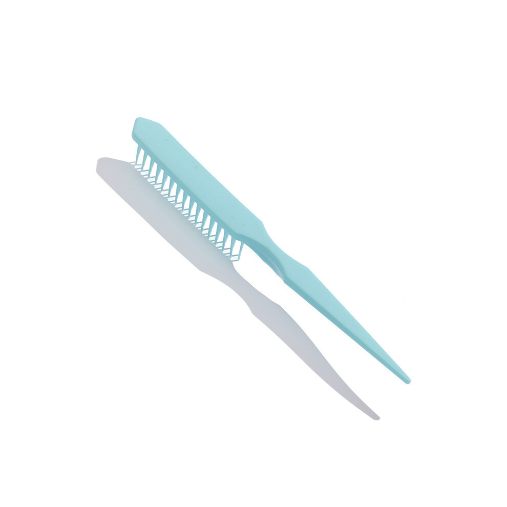 (Green) 2022 Point Tail Brush Comb Beauty Salon Hair Dye Comb Baked Oil Plastic Comb Brush