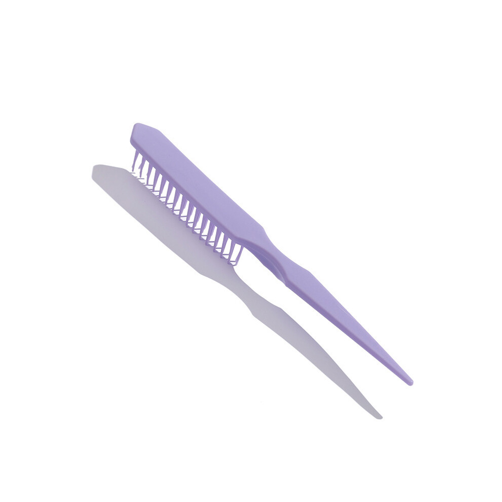 (Purple)2022 Point Tail Brush Comb Beauty Salon Hair Dye Comb Baked Oil Plastic Comb Brush