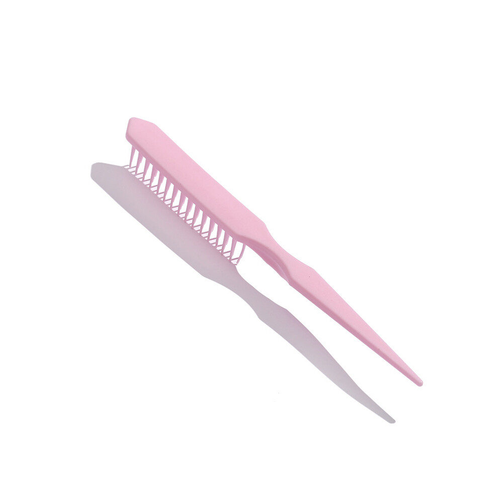 (Pink)2022 Point Tail Brush Comb Beauty Salon Hair Dye Comb Baked Oil Plastic