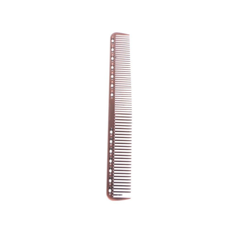 (S-BZ)Hair Brush Men Women Aluminum Metal Cutting Comb Hair Salons and Barbers Salon Combs
