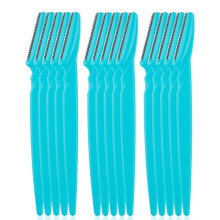 (15 piezas azul claro) 5/10/15 piezas Recortador de cejas Herramientas de maquillaje Afeitadora de cejas