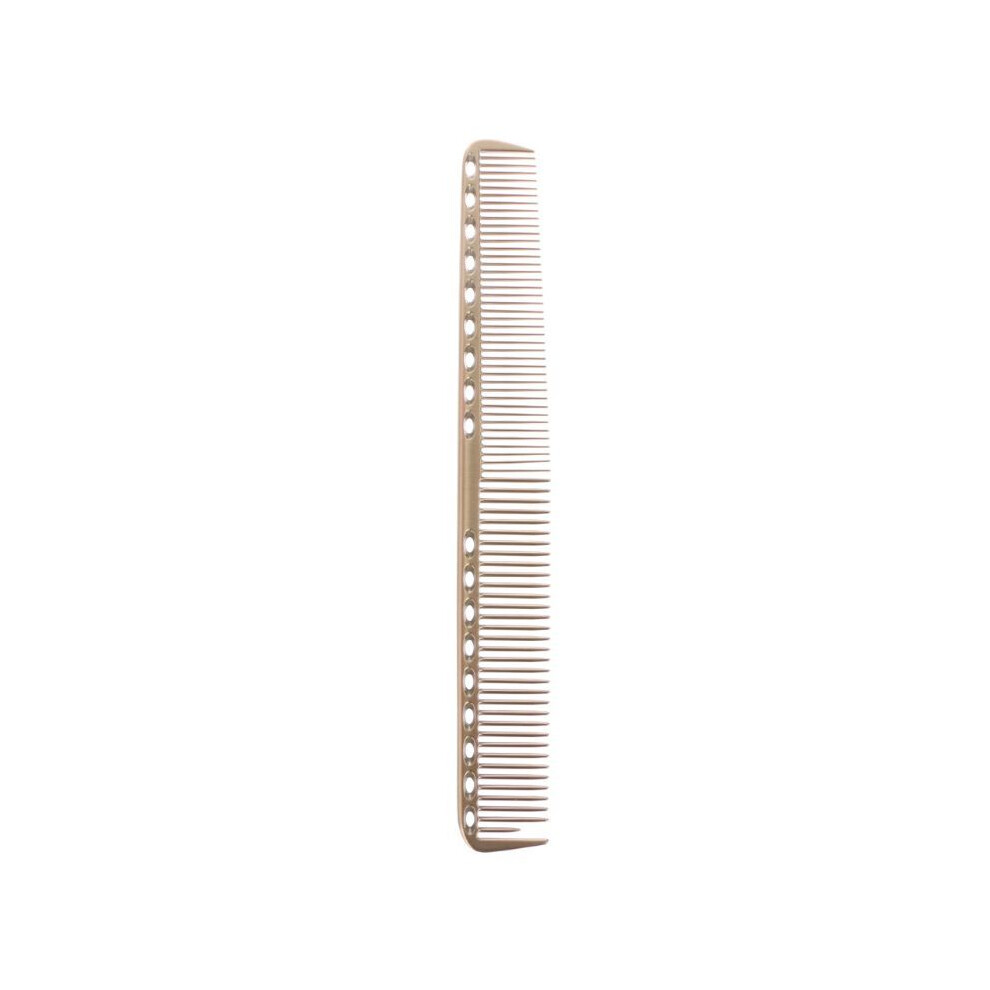 (L-GD) Hair Brush Men Women Aluminum Metal Cutting Comb Hair Salons and Barbers Salon Combs
