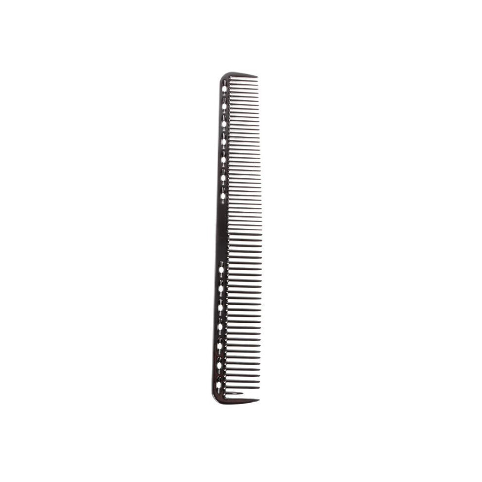(S-BK) Hair Brush Men Women Aluminum Metal Cutting Comb Hair Salons and Barbers Salon Combs