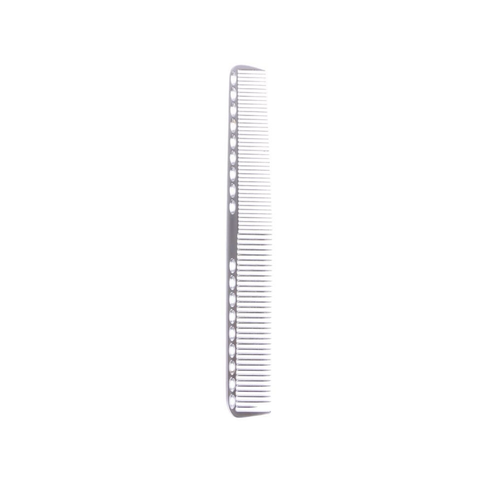 (L-S) Hair Brush Men Women Aluminum Metal Cutting Comb Hair Salons and Barbers Salon Combs