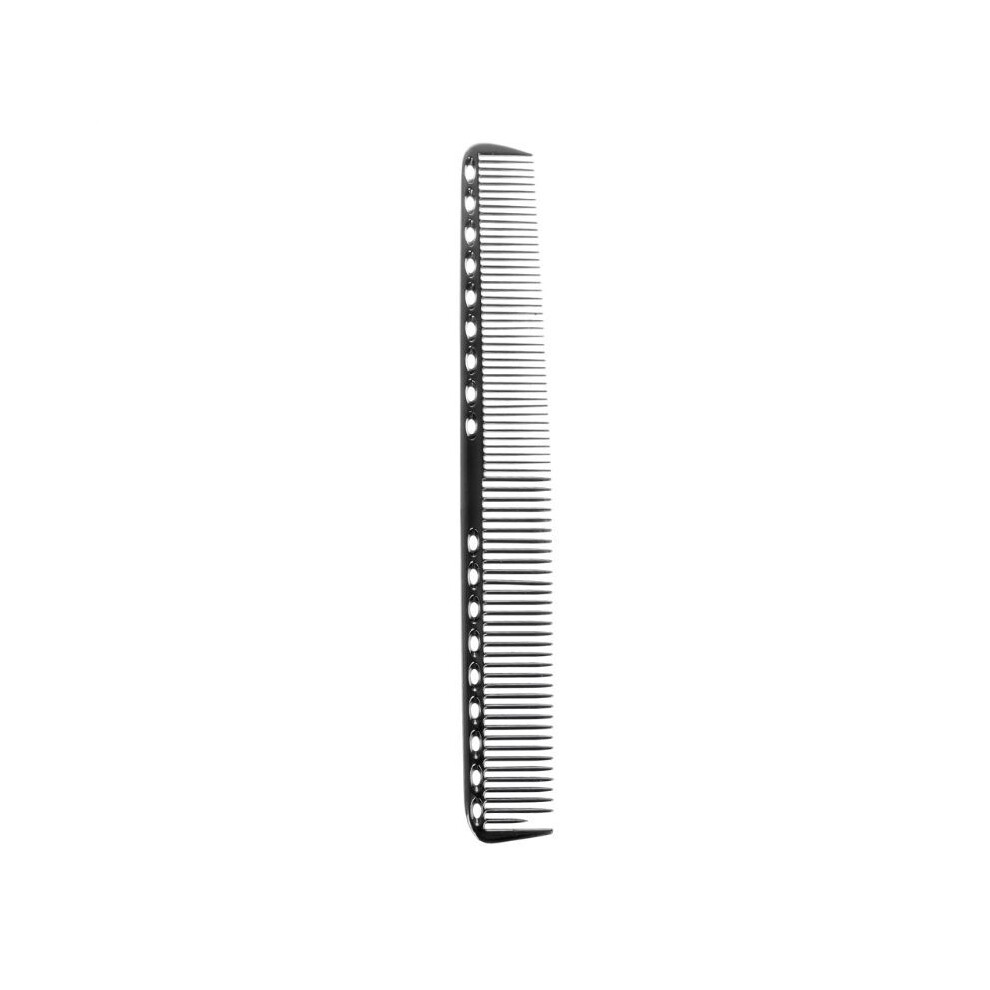 (L-BK) Hair Brush Men Women Aluminum Metal Cutting Comb Hair Salons and Barbers Salon Combs