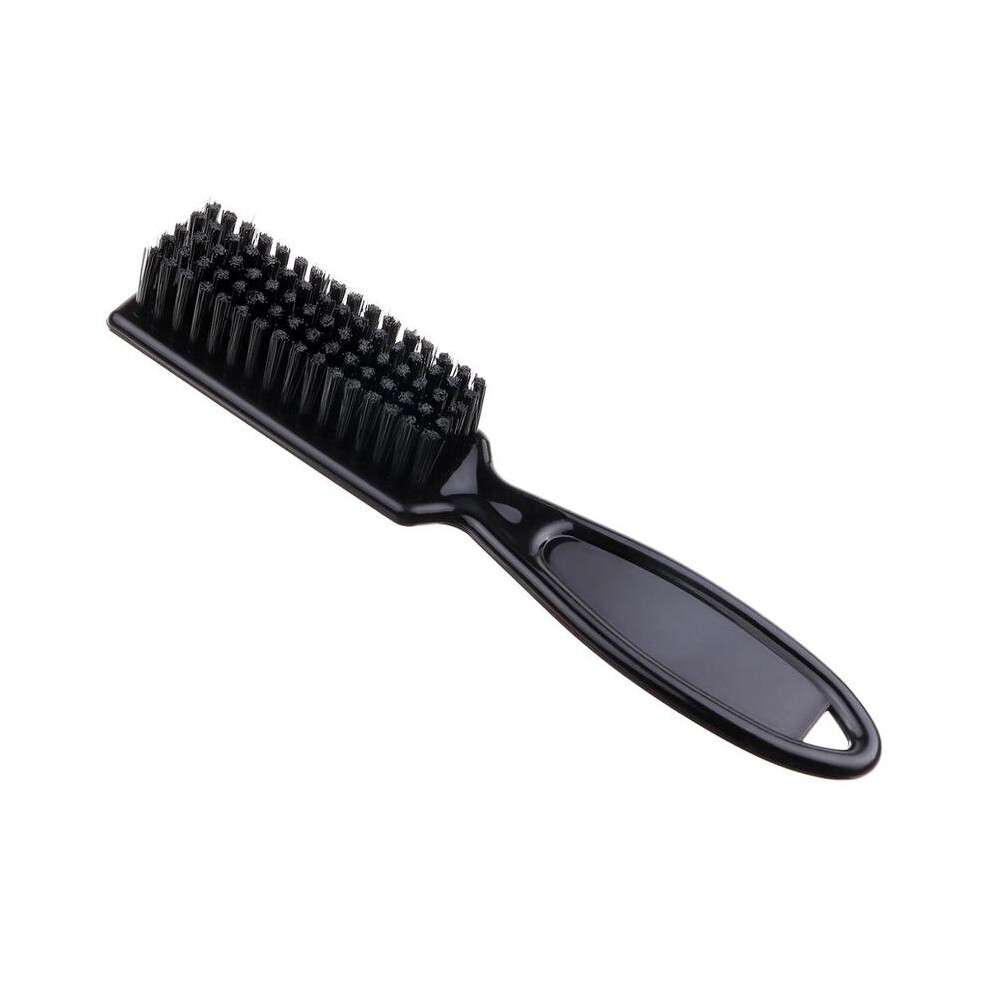 Black ( Hair) Plastic Handle Hair Salon Soft Hair Cleaning Brush Barber Neck Duster Broken