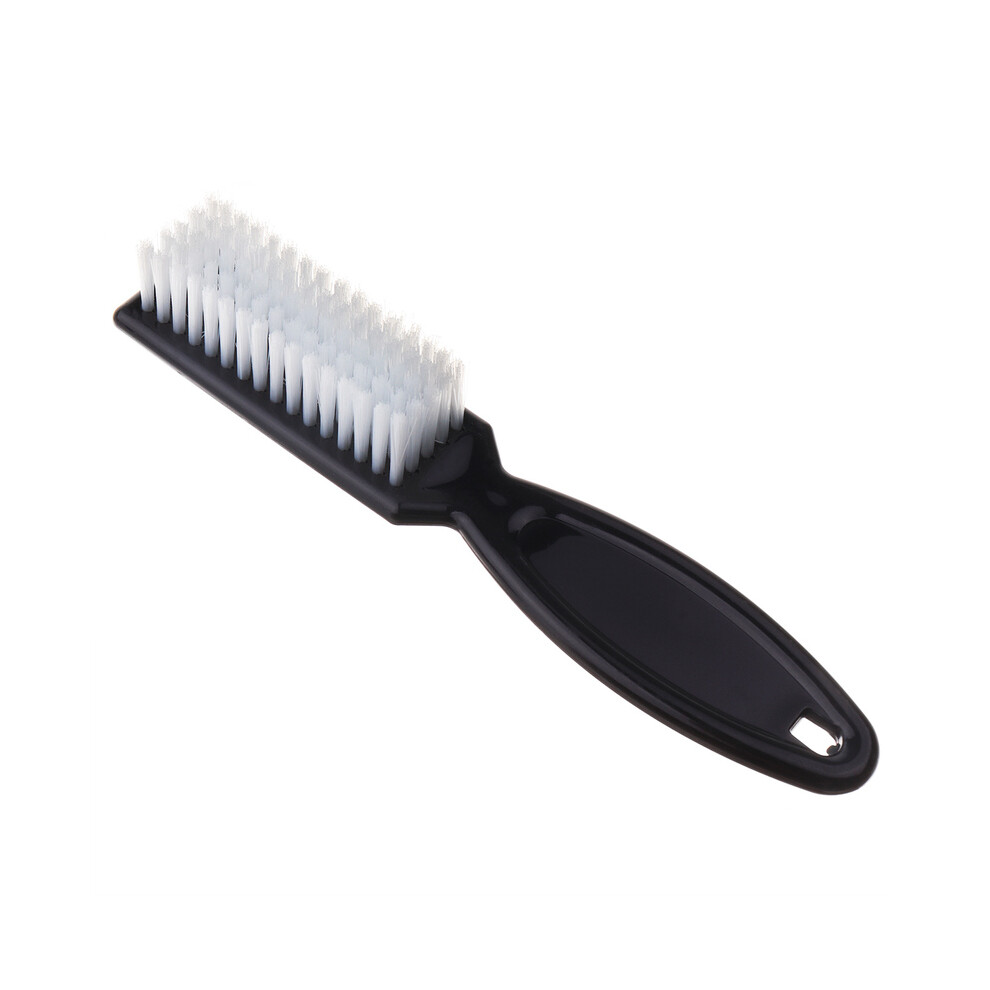 White ( Hair) Plastic Handle Hair Salon Soft Hair Cleaning Brush Barber Neck Duster Broken