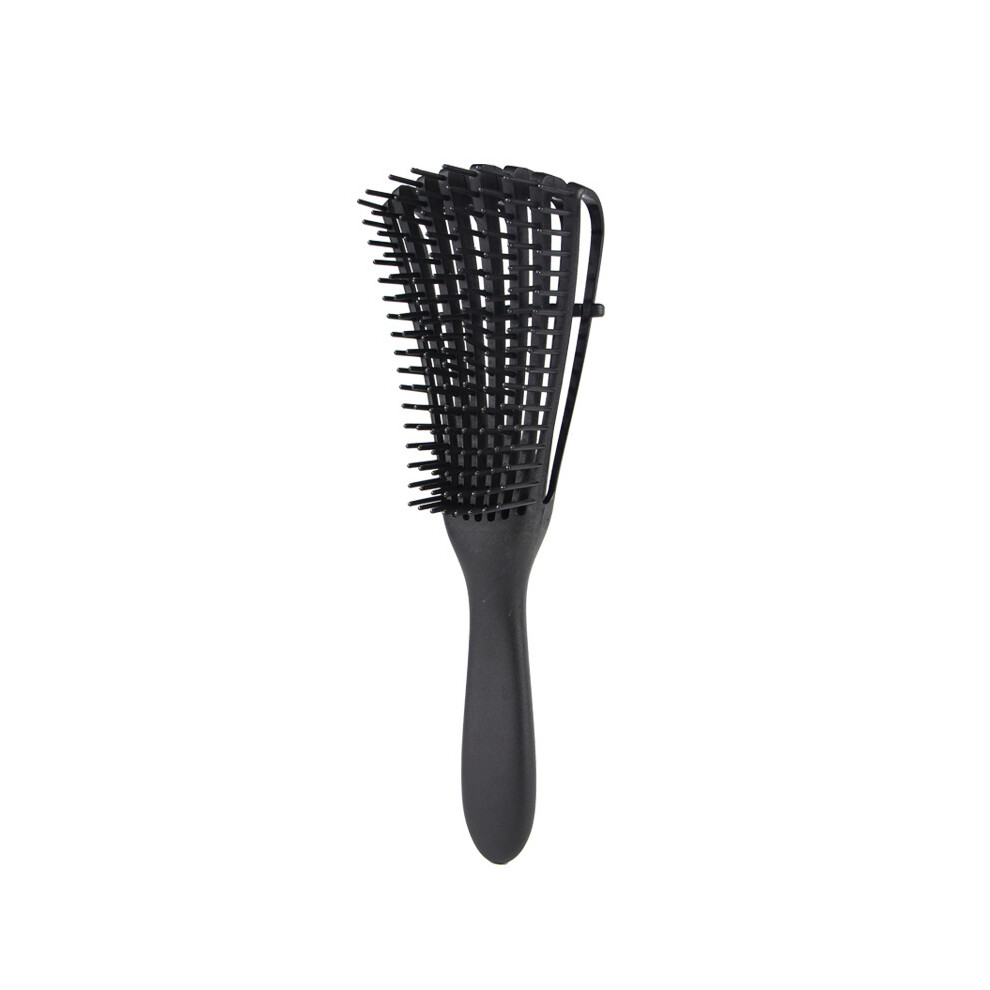 (Stely B Black) Hair Comb Octopus Comb Detangling Brush for Curly Hair Women's Household Massage,