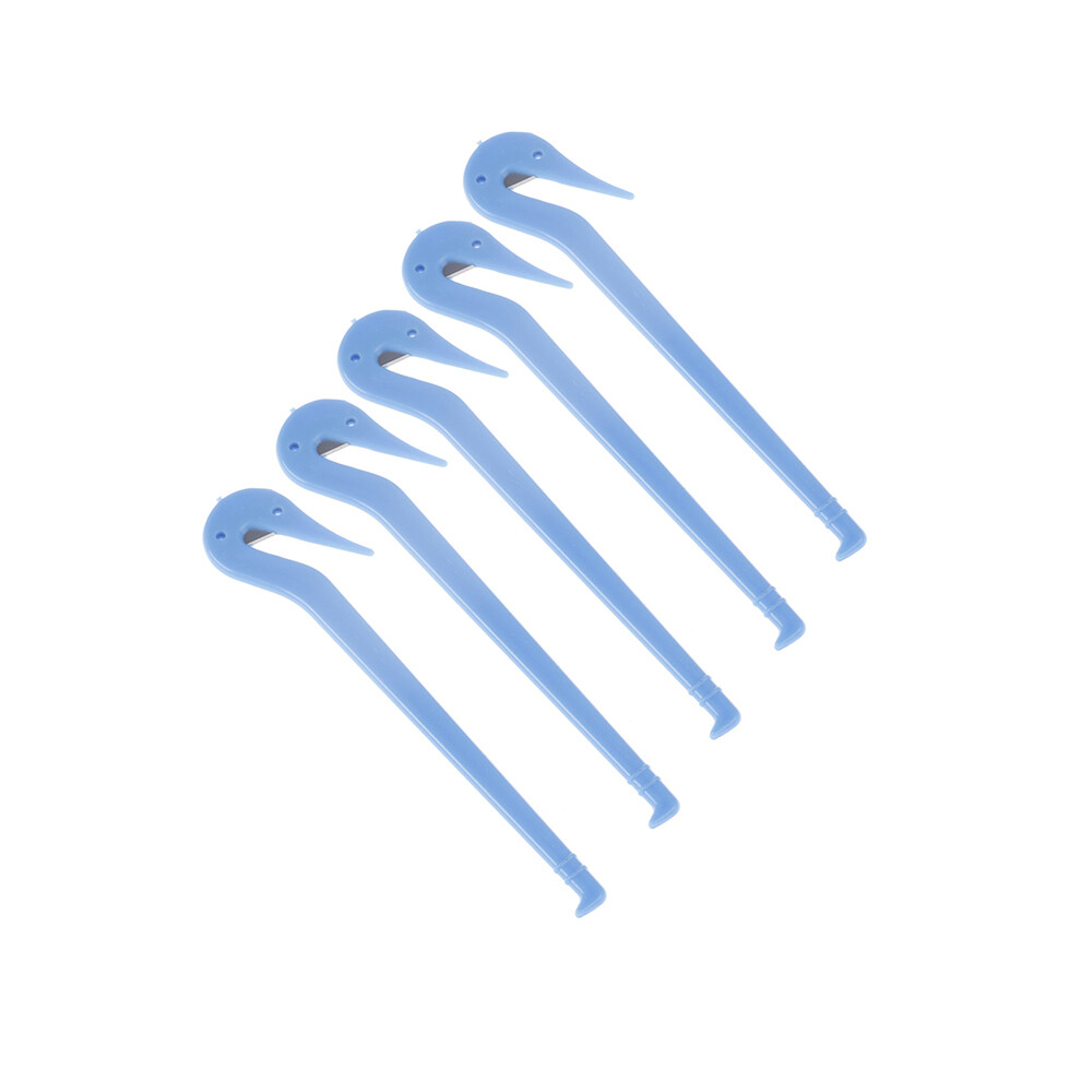 (BL)5 Pcs Elastic Hair Band Cutters Rubber Band Remover Painless Hair Tie Removal Tool Salon