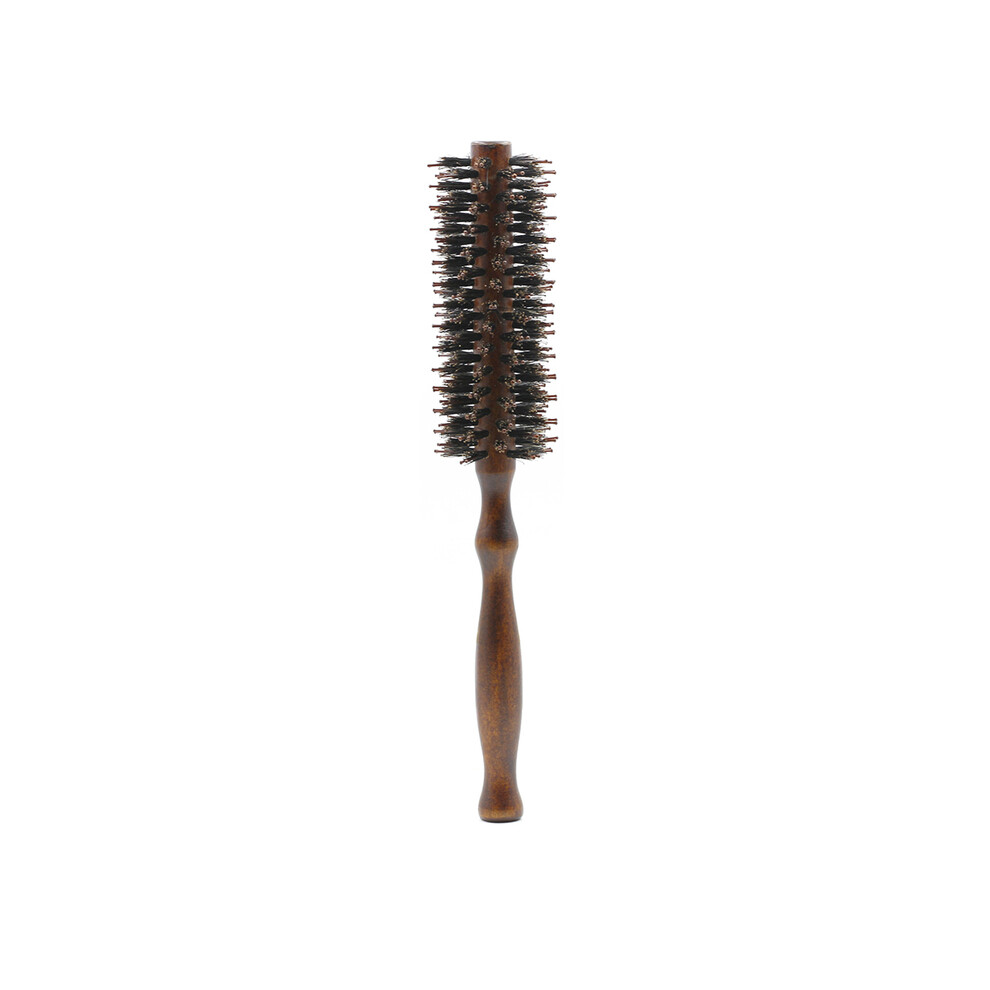 (HLB-XWMGS-10mm)3 Sizes Antistatic Boar Bristle Hair Round Brush Hairdresser Styling Tools