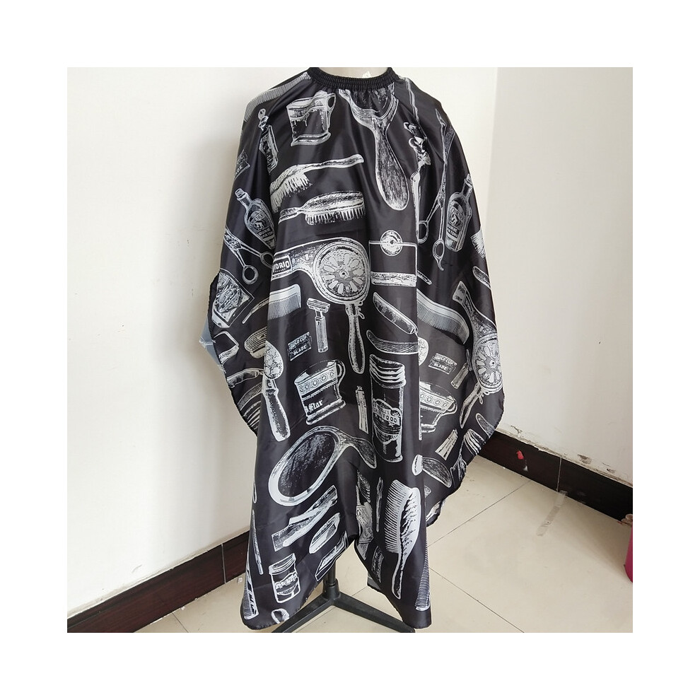 Black ( Apron-B) Antistatic Hairdresser Apron Hair Cutting Cape Hair Salon Dress Cape Hair Salon