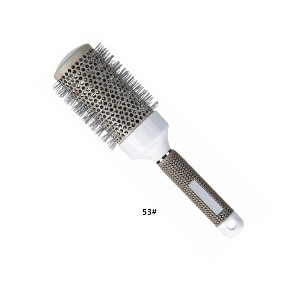(53mm)6 Size Hair Brush Nano Hair Brush Thermal Ceramic Ion Round Barrel Comb Hair Salon Hair Salon
