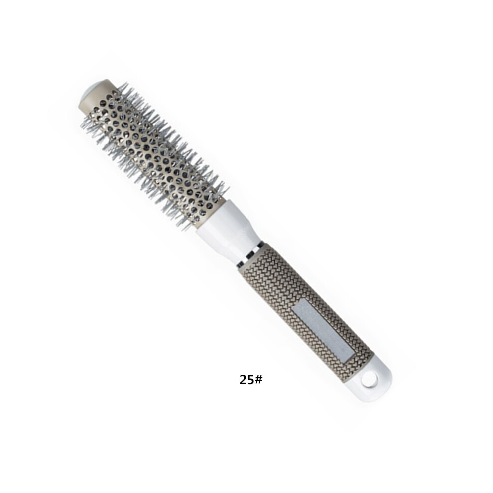 (25mm)6 Size Hair Brush Nano Hair Brush Thermal Ceramic Ion Round Barrel Comb Hair Salon Hair Salon
