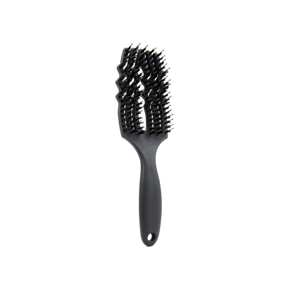 Black ( Bristle) Hair Brush Hair Comb Detachable Hair Brush Detangle Lice Massage Comb Women's Tangle