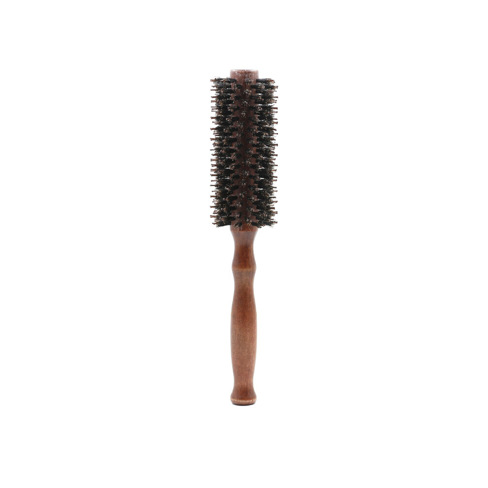 (HLB-XWMGS-14mm)3 Sizes Antistatic Boar Bristle Hair Round Brush Hairdresser Styling Tools