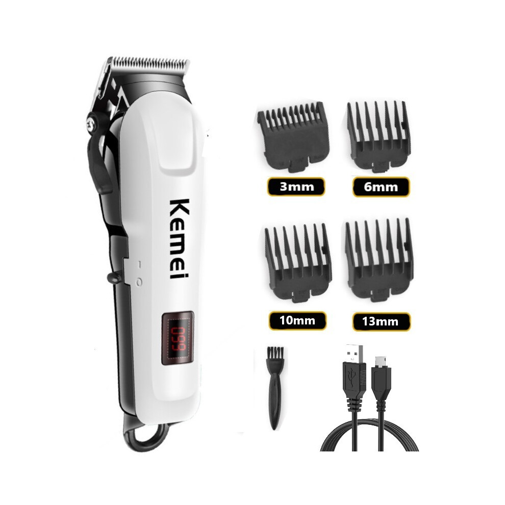 (KM-809A)Professional barber hair clipper rechargeable electric hair clipper for men barbers