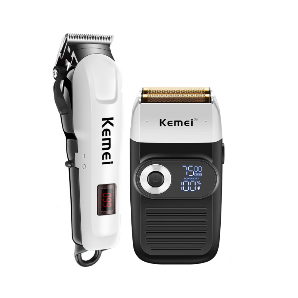 (b)Professional barber hair clipper rechargeable electric hair clipper men's barber hair clipper